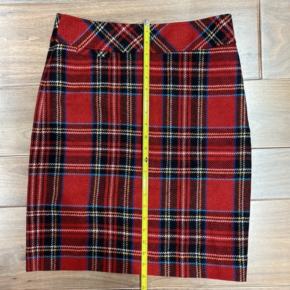 NWOT L.L. Bean women's size 6 wool plaid skirt - Picture 7 of 9